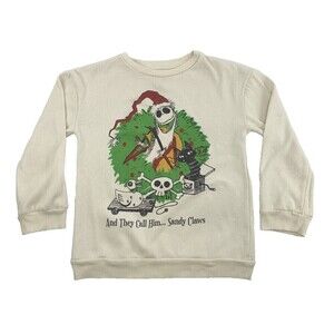 BOGO Disney Nightmare Before Christmas Sweatshirt They Call Him Sandy Claws Med